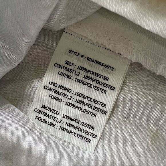 RYU Anthropologie Tulle Fit and Flare Floral Dress Mesh Polka Dot Overlay NWT - Picture 12 of 13